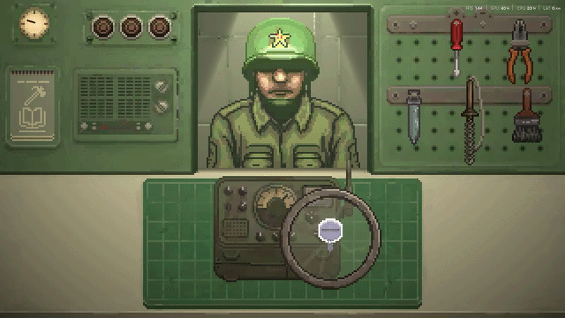 Opening a field radio to reveal its circuitry