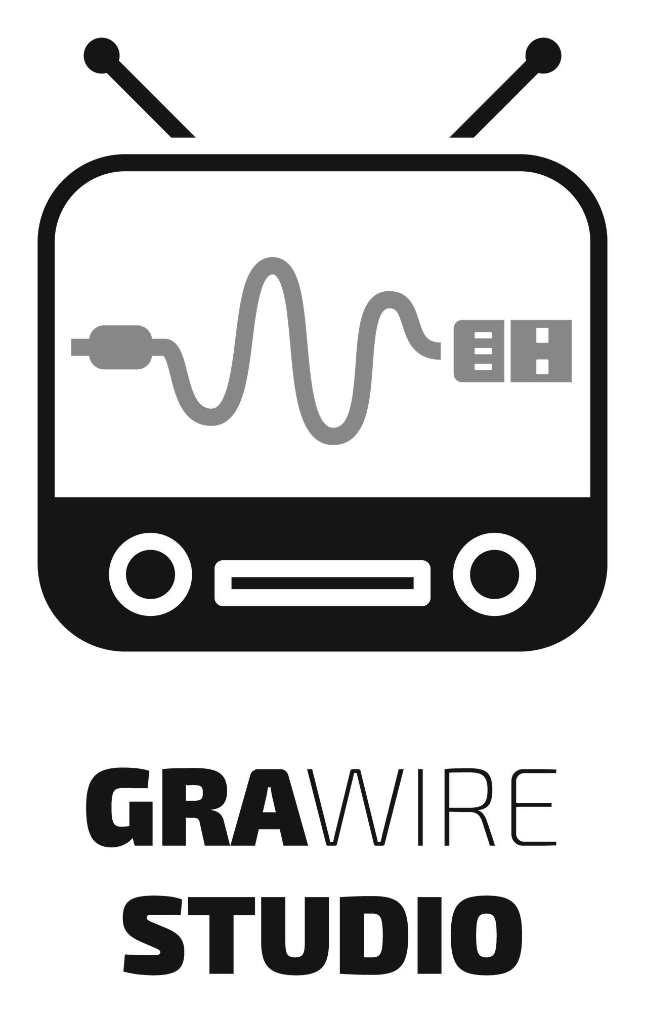 Grawire Studio logo, dark
