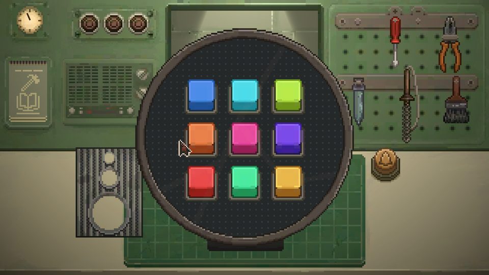 Coldline: Disconnect — button puzzle minigame